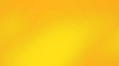 Noktalar yarım ton sarı turuncu renk desenli, teknolojik dijital arkaplanlı. Pop sanat çizgi roman tarzı.