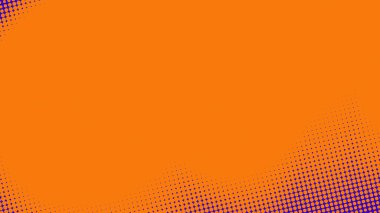 Soyut nokta yarım ton turuncu mor renkler desenli doku arkaplanı. Grafikler için kullanılır. Pop sanat çizgi roman tarzı..