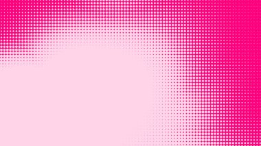 Nokta pembe desenli doku arkaplanı. Soyut illüstrasyon pop sanat yarım ton ve retro tarzı. yaratıcı tasarım sevgililer günü konsepti,