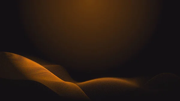 Dot Oranžová Vlna Světlo Obrazovka Gradient Textury Pozadí Abstraktní Technologie — Stock fotografie