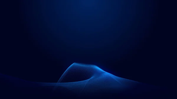 Dot Blå Våg Ljus Skärm Gradient Textur Bakgrund Abstrakt Teknik — Stockfoto
