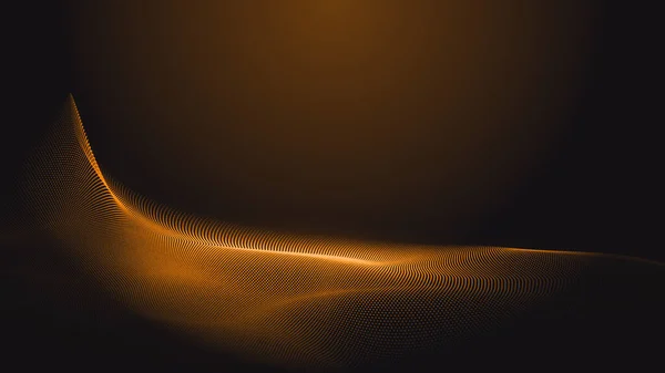 Точка Помаранчевої Хвилі Світлового Екрану Текстури Фону Анотація Технології Цифровий — стокове фото