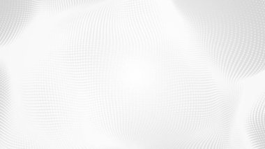 Nokta beyaz dalgalı ışık teknolojisi dokusu arka plan. Soyut büyük veri dijital konsepti. 3d oluşturma.