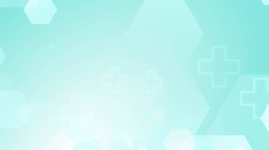 Altıgen çapraz geometrik mavi desenli tıbbi parlak arka plan. Soyut grafik tasarım teknolojisi ve bilim konsepti.