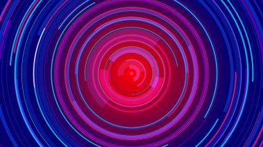 Neon hatları teknolojisi yüksek teknoloji mavi arka plan. Soyut grafik dijital gelecek konsept tasarımı.