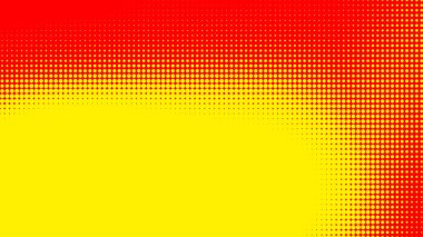 Noktalar yarım ton turuncu sarı renk desenli, teknolojik dijital arkaplanlı. Noktalar, yaz arkaplanlı sanat çizgi romanları..