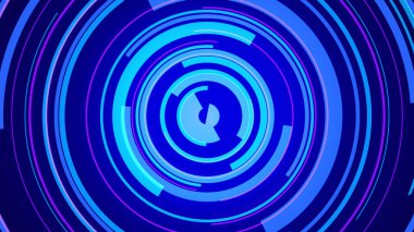 Mavi neon ışık teknolojisi. Yüksek teknoloji karanlık arka plan. Soyut grafik dijital gelecek konsept tasarımı.