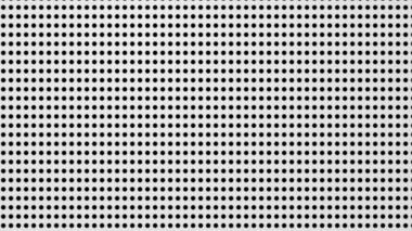 Nokta beyaz, siyah desenli arka plan. Soyut teknoloji büyük veri dijital konsepti. 3d oluşturma.