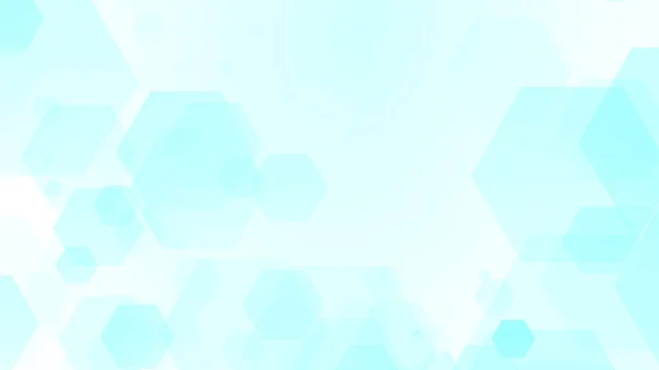 Hexagon Geometrische Wit Blauw Patroon Heldere Gezondheidszorg Medische Technologische Achtergrond — Stockfoto
