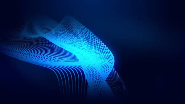 Dot Blue Wave Light Screen Gradient Texture Background Abstract Technology — Stock Photo, Image