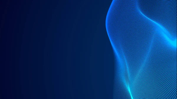 Точковий Синьо Хвильовий Світловий Екран Текстури Фону Анотація Технології Цифровий — стокове фото