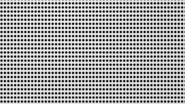 Nokta beyaz, siyah desenli arka plan. Soyut teknoloji büyük veri dijital konsepti. 3d oluşturma.