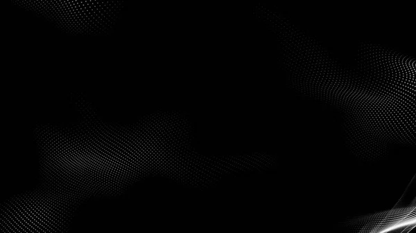 Тло Текстури Технології Білої Чорної Хвилі Абстрактна Цифрова Концепція Великих — стокове фото