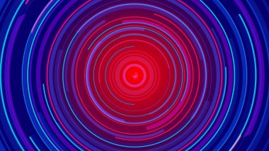 Neon hatları teknolojisi yüksek teknoloji mavi arka plan. Soyut grafik dijital gelecek konsept tasarımı.