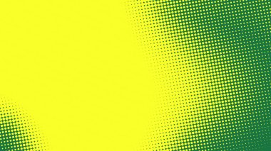 Soyut nokta yarım ton sarı yeşil renk desenli doku arkaplanı. Grafikler için kullanılan pop sanat çizgi roman tarzı.