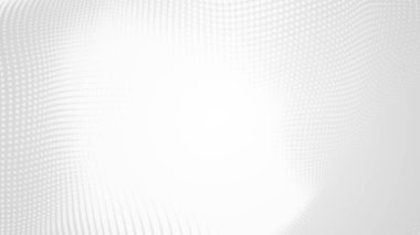 Nokta beyaz dalgalı ışık teknolojisi dokusu arka plan. Soyut büyük veri dijital konsepti. 3d oluşturma.