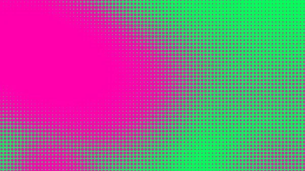 Dots Féltónusú Zöld Rózsaszín Minta Gradiens Textúra Technológia Digitális Háttérrel — Stock Fotó