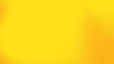 Noktalar yarım ton sarı turuncu renk desenli, teknolojik dijital arkaplanlı. Pop sanat çizgi roman tarzı.