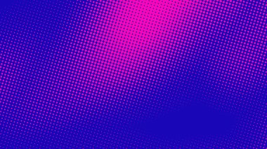 Soyut nokta yarım ton mavi mor renkler desenli doku arkaplanı. Grafikler için kullanılan pop sanat çizgi roman tarzı.