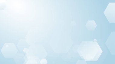 Altıgen geometrik beyaz desen parlak sağlık ve teknoloji geçmişi. Soyut grafik dijital gelecek bilim konsept tasarımı.