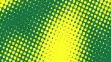 Soyut nokta yarım ton sarı yeşil renk desenli doku arkaplanı. Grafikler için kullanılan pop sanat çizgi roman tarzı.