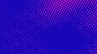Soyut nokta yarım ton mavi mor renkler desenli doku arkaplanı. Grafikler için kullanılan pop sanat çizgi roman tarzı.