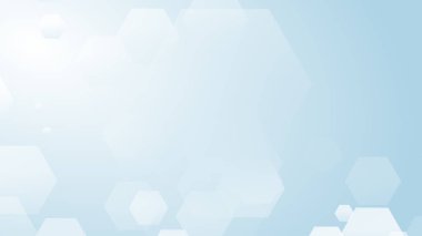 Altıgen geometrik beyaz desen parlak sağlık ve teknoloji geçmişi. Soyut grafik dijital gelecek bilim konsept tasarımı.