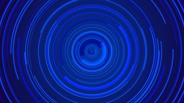 Mavi neon ışık teknolojisi. Yüksek teknoloji karanlık arka plan. Soyut grafik dijital gelecek konsept tasarımı.