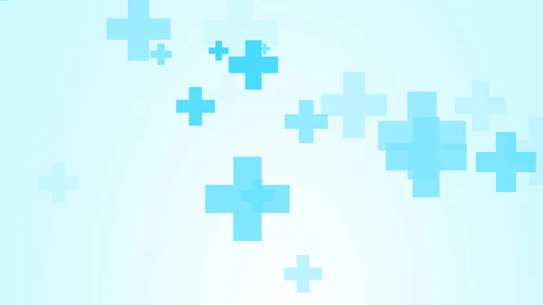 Médico Blanco Azul Cruz Patrón Fondo Resumen Tecnología Sanitaria Concepto —  Fotos de Stock