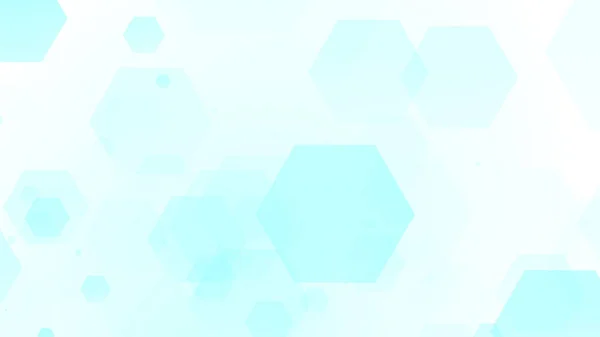 Padrão Azul Branco Geométrico Hexágono Brilhante Saúde Médica Tecnologia Fundo — Fotografia de Stock