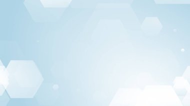 Altıgen geometrik beyaz desen parlak sağlık ve teknoloji geçmişi. Soyut grafik dijital gelecek bilim konsept tasarımı.