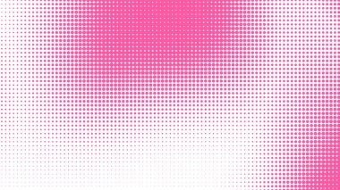 Nokta pembe desenli gradyan arkaplan. Soyut illüstrasyon pop sanat yarım ton ve retro tarzı. yaratıcı tasarım sevgililer günü konsepti,