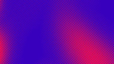 Soyut nokta yarım ton mor pembe renkler desenli doku arkaplanı. Grafikler için kullanılan pop sanat çizgi roman tarzı.