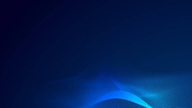 Nokta mavi dalga ışık ekran gradyan doku arkaplanı. Soyut teknoloji büyük veri dijital arkaplanı. 3d oluşturma.