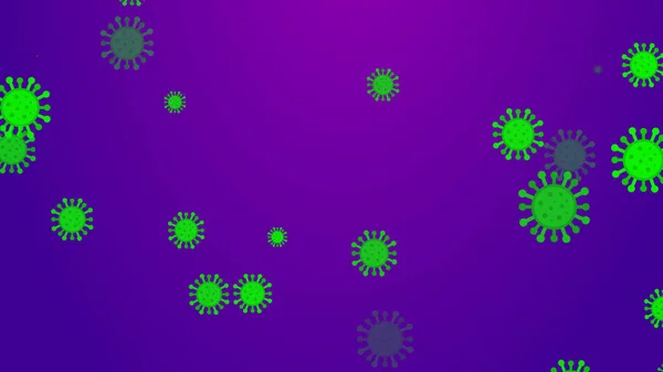 Coronavirus Muster Banner Hintergrund Abstrakte Gesundheitsdarstellungen Konzept Covid — Stockfoto