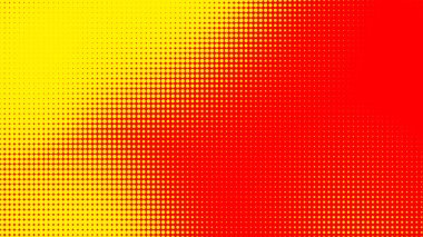 Noktalar yarım ton turuncu sarı renk desenli, teknolojik dijital arkaplanlı. Noktalar, yaz arkaplanlı sanat çizgi romanları..