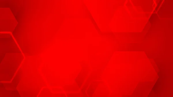 Шістнадцятковий Геометричний Червоний Колір Неоновий Світловий Візерунок Науки Темний Фон — стокове фото
