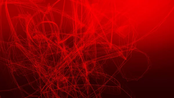 Der Netzwerkfehler Rote Welle Dunklen Hintergrund Abstrakte Technologie Big Data — Stockfoto
