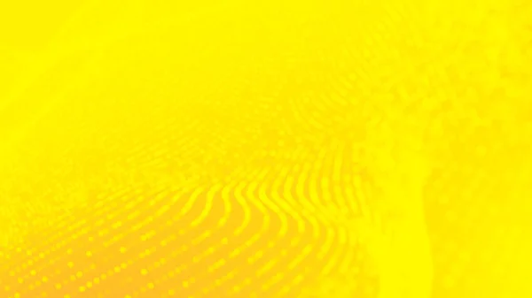 Dot yellow orange color wave line light gradient background. Abstract  technology big data digital background. 3d rendering.