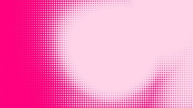 Nokta pembe desenli doku arkaplanı. Soyut illüstrasyon pop sanat yarım ton ve retro tarzı. yaratıcı tasarım sevgililer günü konsepti,