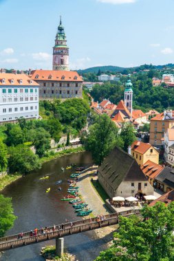 Cesky Krumlov cityscape. High quality photo