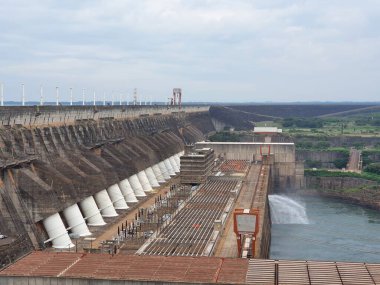 Itaipu hydroelectric dam at the border between Brazil and Paraguay