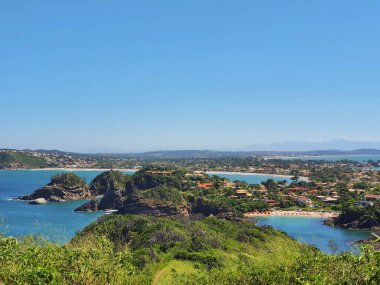 View near Ferradurinha Beach in Armacao dos Buzios in Brazil
