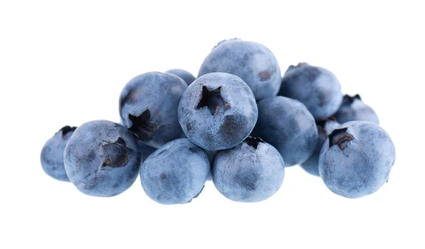 Fresh Blueberry Isolated White Background Bilberry Whortleberry Clipping Path — ストック写真