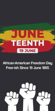 Haziran 'ın 19' unda özgürlük, bağımsızlık günü, Afro-Amerikan tarihi ve mirası..