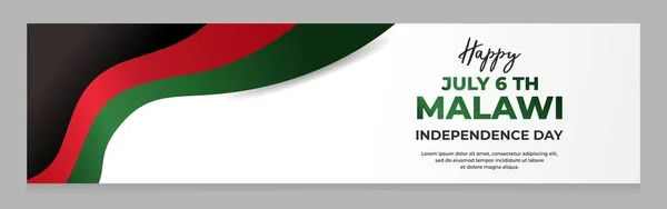 Malawi 'nin Bağımsızlık Günü' nüz kutlu olsun. Bağımsızlık Günü için Malavi bayrağı sallıyorsunuz. Kutlama kartı, bayrak ya da Malavi 'nin bağımsızlık günü posteri.