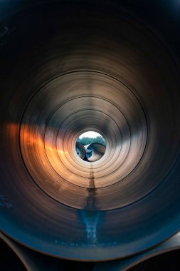 İçi boş demir kanalizasyon boruları