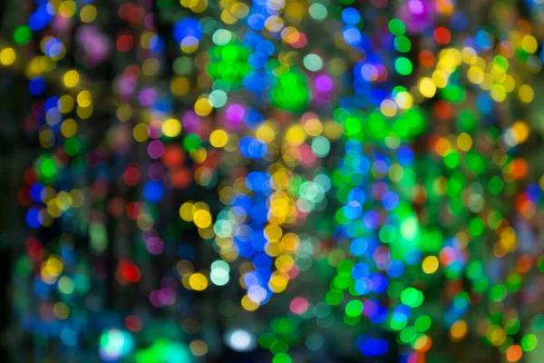 Bokeh Effect Colored Lights Background — Stock Photo, Image