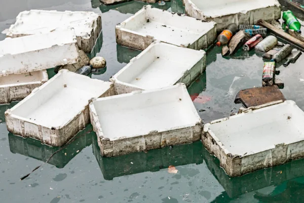 Istanbul Bosphorus Marine Pollution November 2021 Istanbul Turkey — Stock Photo, Image