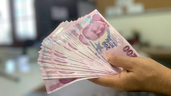 Turkish Lira Turkish Money Turkish Coin Turkish Turk Parasi Lira — Stockfoto